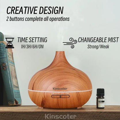 Transformative Environmental Playmaker device with time settings and changeable mist, perfect for relaxation and aromatherapy in your home spa!