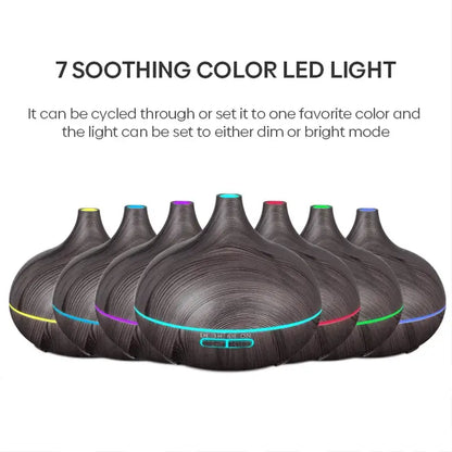 🌈 Mistful Diffusion with 7 LED light options for a colorful, spa-quality relaxation and tranquil home spa experience